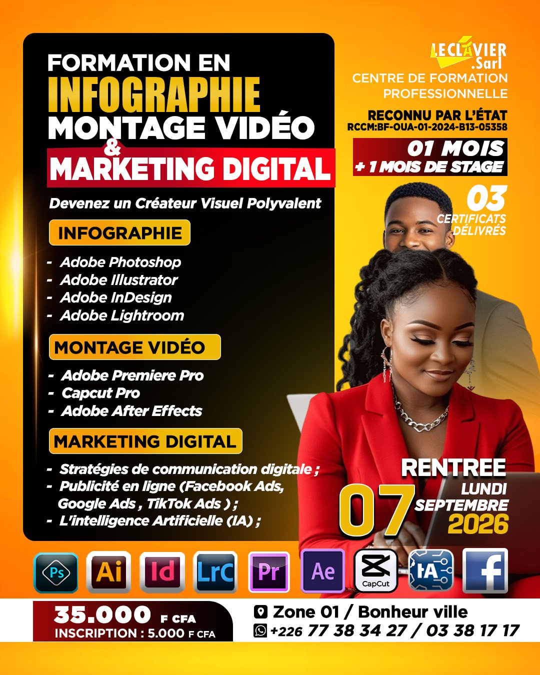 Home infograph et montage rect